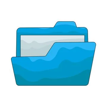Illustration of folder Stock Illustration