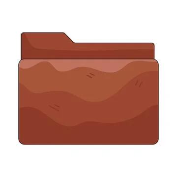 Illustration of folder Stock Illustration