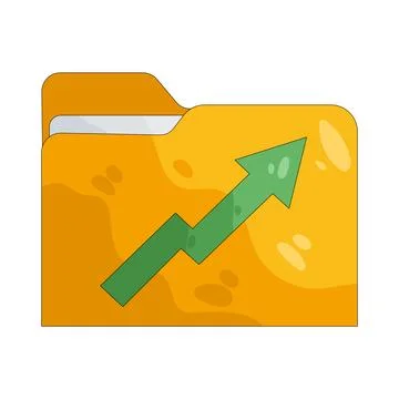 Illustration of folder 스톡 일러스트