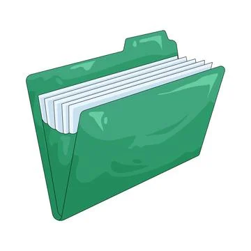 Illustration of folder 스톡 일러스트