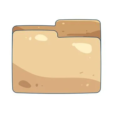 Illustration of folder Stock Illustration