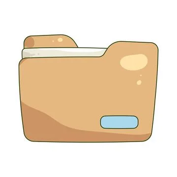 Illustration of folder Stock Illustration