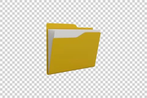 Illustration of folder with papers Stock-Illustration
