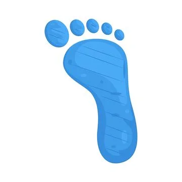Illustration of footprint 库存插图