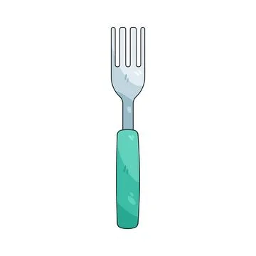 Illustration of fork Stock Illustration