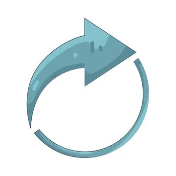Illustration of forward circle Stock Illustration