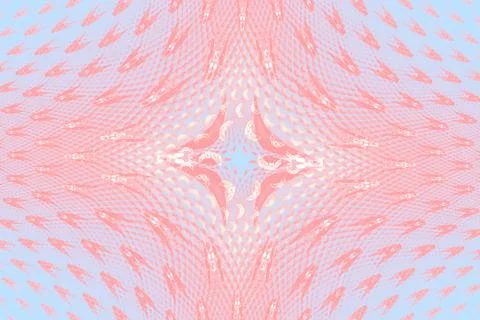 Illustration: fractal pattern of small elements. Illustrazione stock