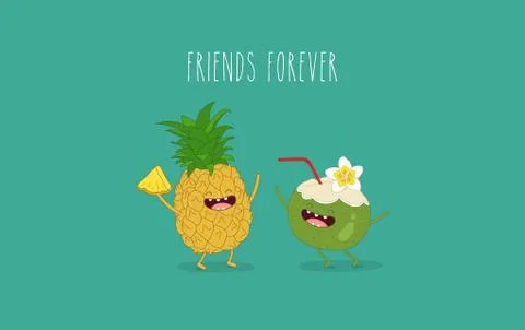 Illustration of fruit on a bicycle Stock Illustration