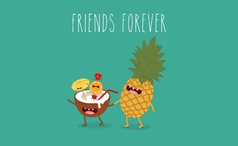 Illustration of fruit on a bicycle Stock Illustration