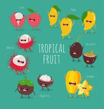 Illustration of fruit on a bicycle Stock Illustration