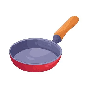 Illustration of frying pan Ilustración de archivo