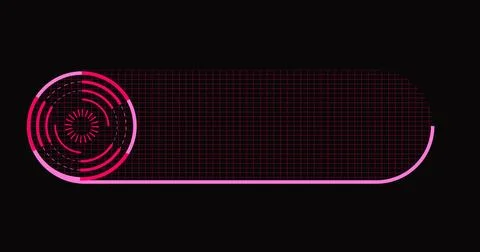 Illustration futuristic lower third in high resolution. Technology designed.. Stock Illustration