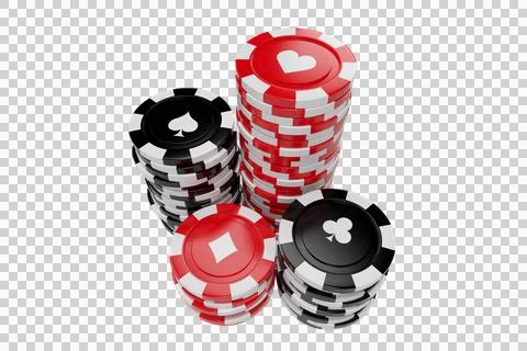 Illustration of gambling chips Stockillustratie