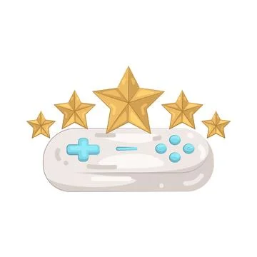 Illustration of game controller Stock Illustration
