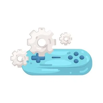 Illustration of game controller Stock Illustration