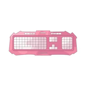 Illustration of gaming keyboard Stock Illustration