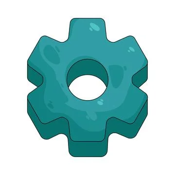 Illustration of gear Stock Illustration