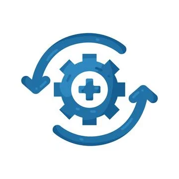 Illustration of Gear plus Illustrazione stock