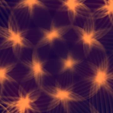 Illustration with a geometric pattern of thin glowing lines. 3d rendering Stock Illustration