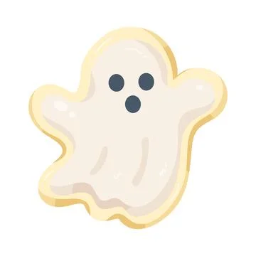 Illustration of ghost cookie Иллюстрация