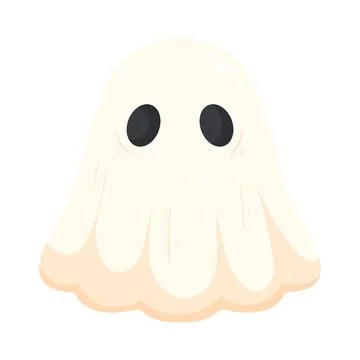 Illustration of ghost costume Иллюстрация