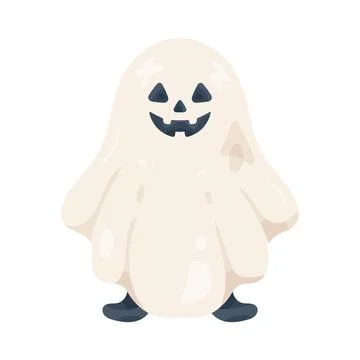 Illustration of ghost costume Иллюстрация