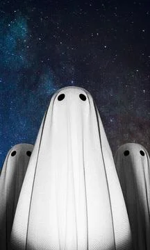 Illustration of a ghost Stock Illustration