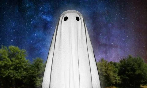Illustration of a ghost Stock Illustration