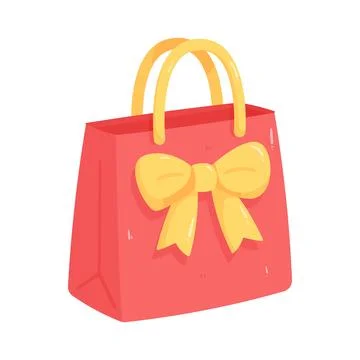 Illustration of gift bag Stock Illustration