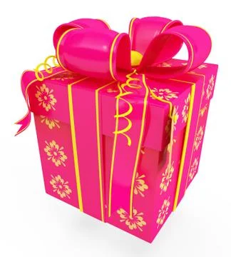 Illustration of gift box Stock Illustration