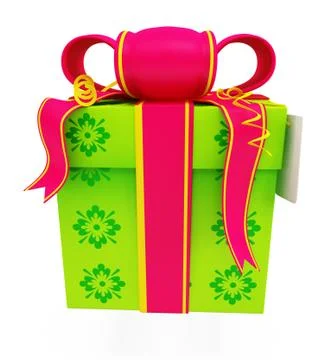 Illustration of gift box Illustrazione stock