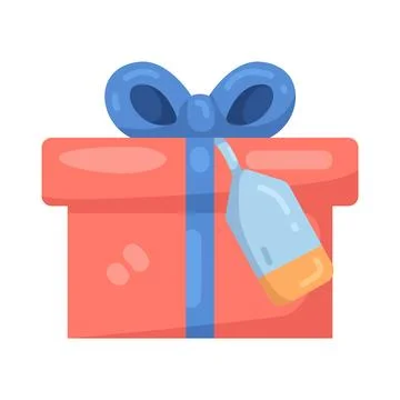 Illustration of gift box Stock Illustration
