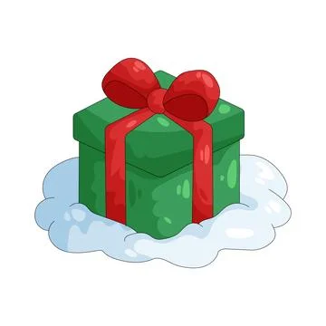 Illustration of gift box 스톡 일러스트
