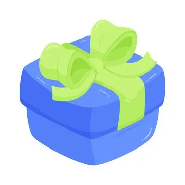 Illustration of gift box Stock Illustration