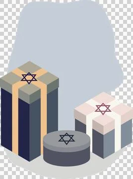 Illustration of gift boxes Ilustração Stock