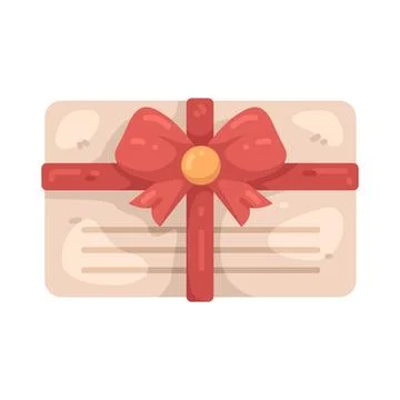 Illustration of gift card Stock Illustration