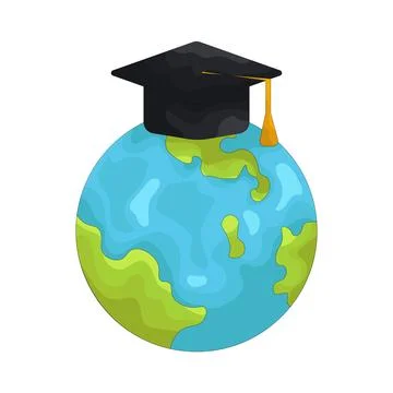 Illustration of Global education Stock Illustration