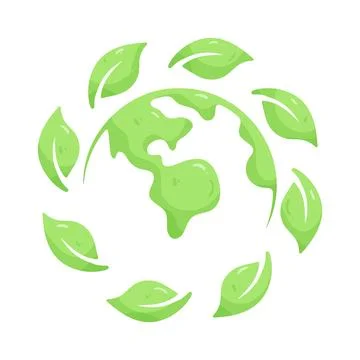 Illustration of globe leaf Stock Illustration