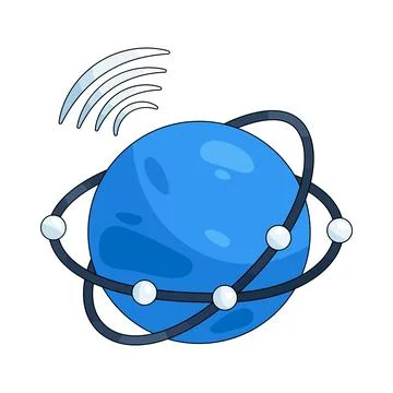 Illustration of globe network Illustrazione stock