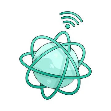Illustration of Globe Network 스톡 일러스트