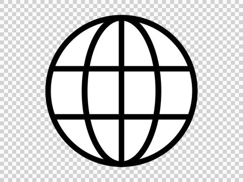 Illustration of the globe symbol (global icon) Stock Illustration