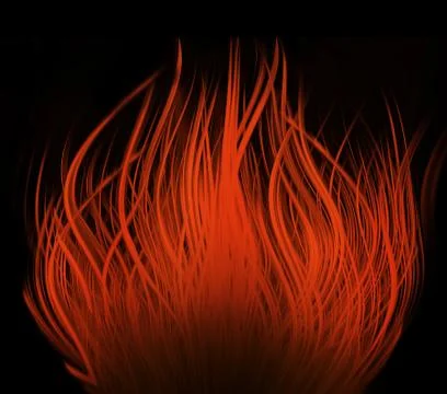 Illustration of glowing fire background Stock Illustration