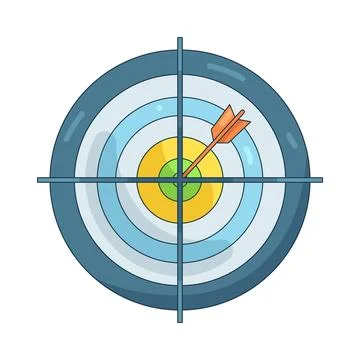 Illustration of goal Stock Illustration