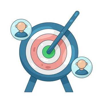 Illustration of goal Stock Illustration