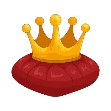 Illustration of Gold crown 스톡 일러스트