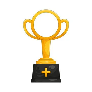 Illustration of Gold trophy Stock Illustration