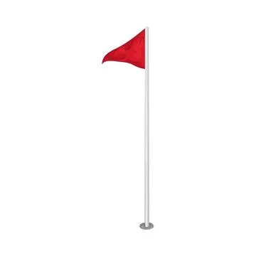 Illustration of  golf flag Stock Illustration