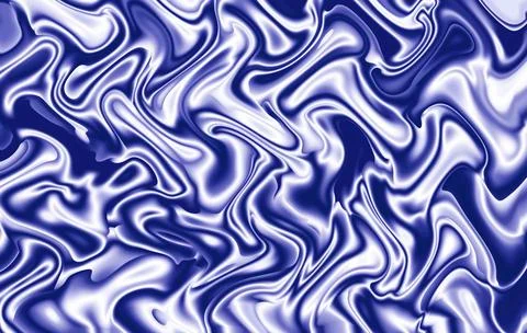 Illustration of gradient blue and white 3D wavy satin fabric artistic texture 스톡 일러스트