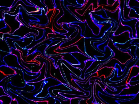 Illustration of gradient lilac red blue color liquid texture for abstract bac Stock Illustration