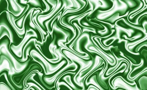 Illustration of gradient pine green and white 3D wavy satin fabric texture Stock Illustration